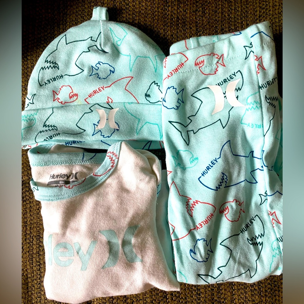 Boys 9mo Hurley outfit